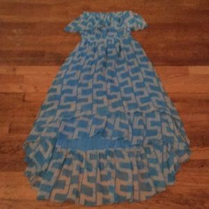 High and low dress. Beautiful summer dress